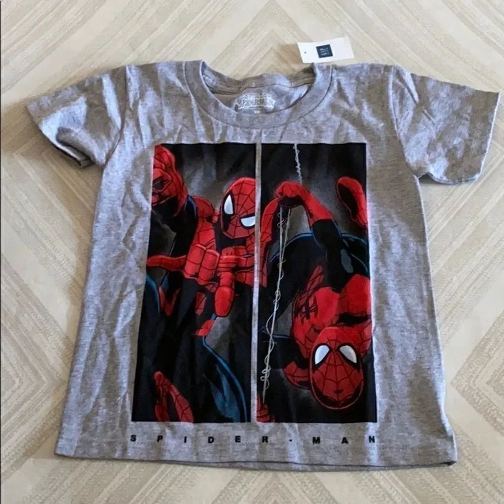 Gap Little Boys Spider-Man Graphic Grey T-Shirt